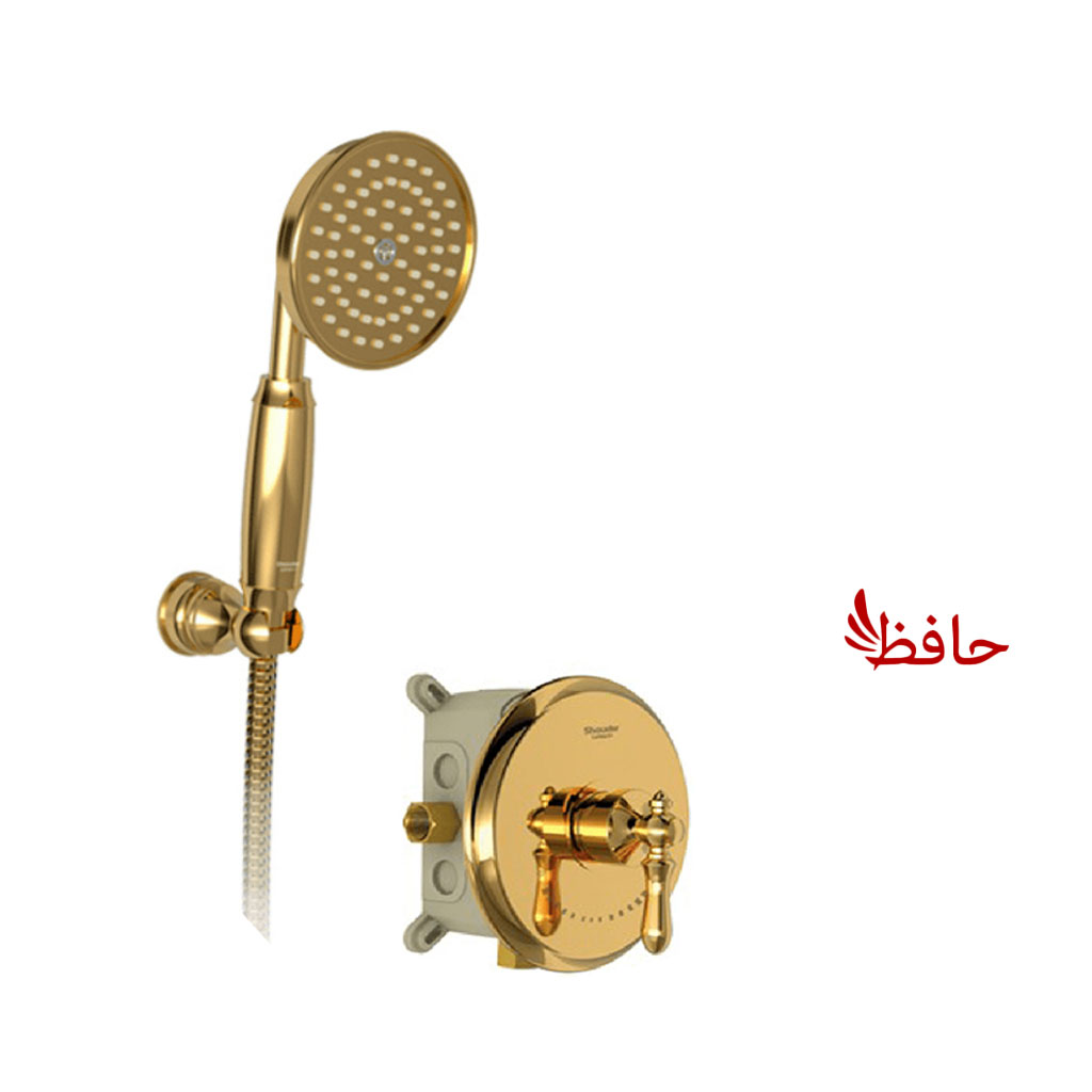شیر حمام توکار شودر مدل زیگموند طلایی تیپ 2 BRASS (پسکرایه)