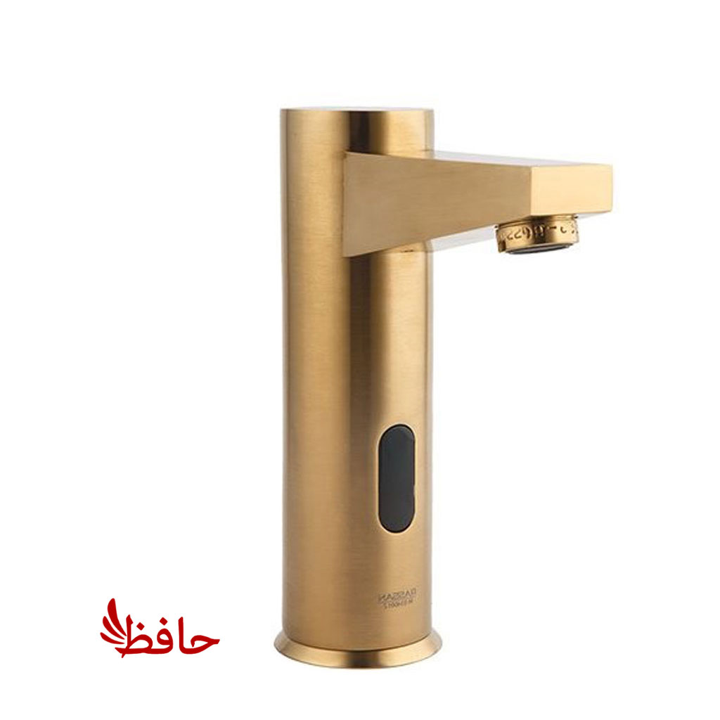 شیر روشویی چشمی راسان مدل ترنم طلایی مات (پسکرایه)