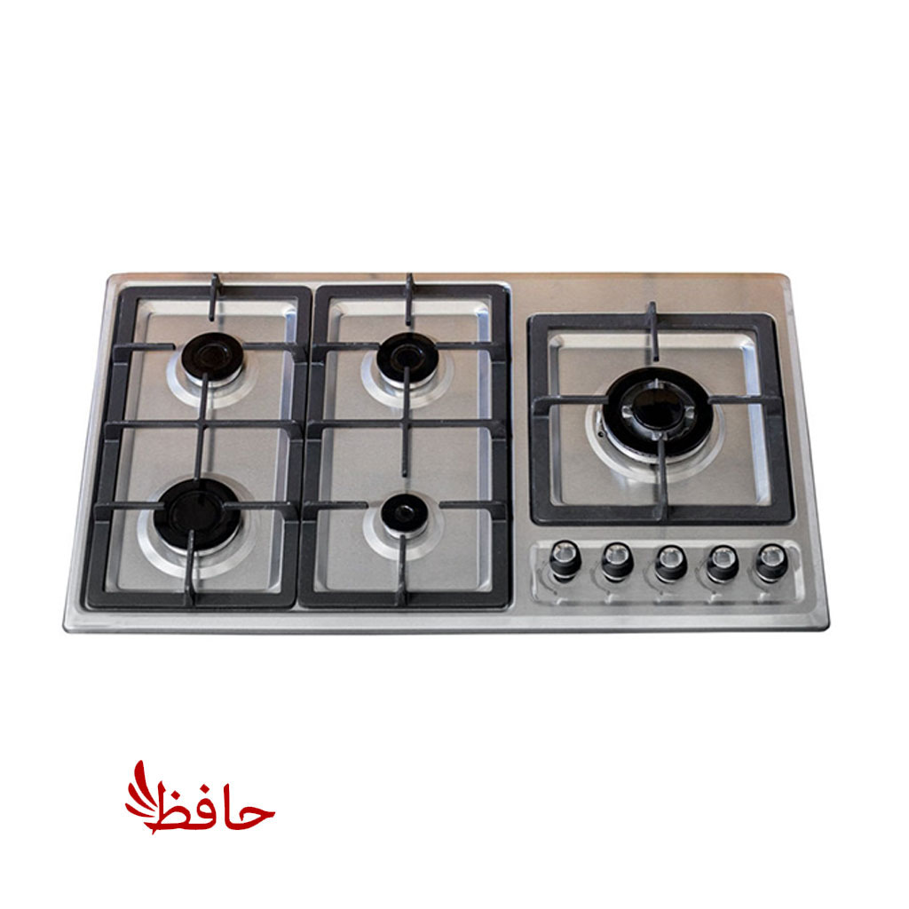 اجاق گاز صفحه ای استیل پنج شعله مدل BT1