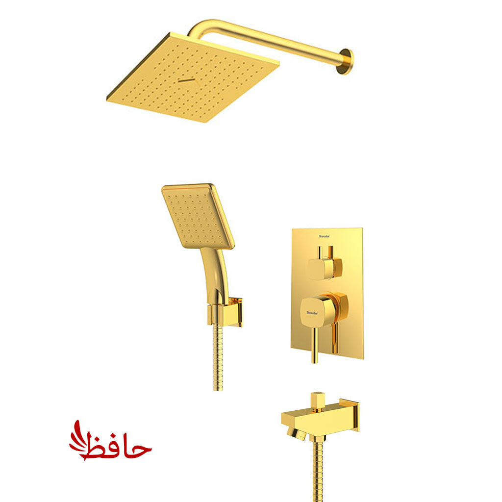 شیر حمام توکار شودر مدل رومر طلایی تیپ 4 (پسکرایه)