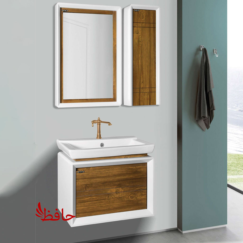 روشویی کابینتی آویتا مدل آسپن قهوه ای (پسکرایه)