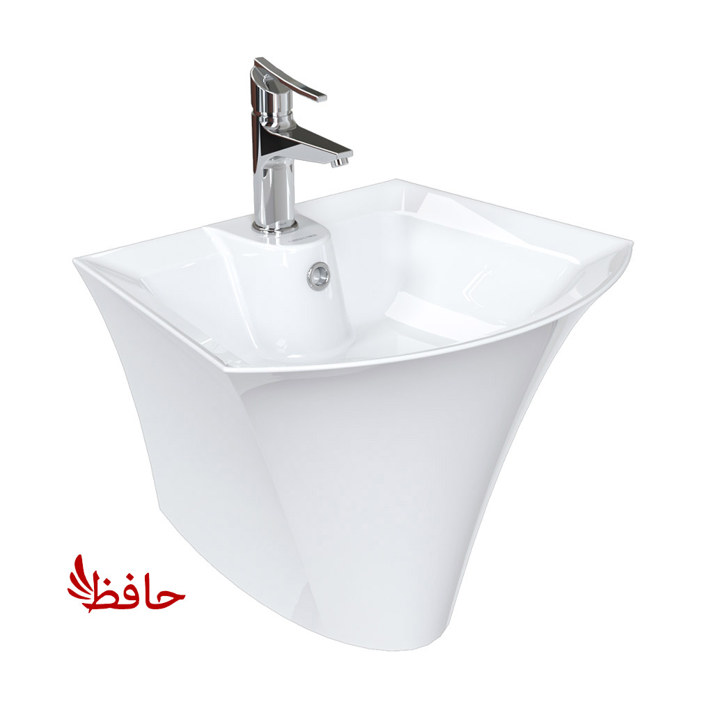 روشویی نیم پایه کرد مدل آرین درجه 1