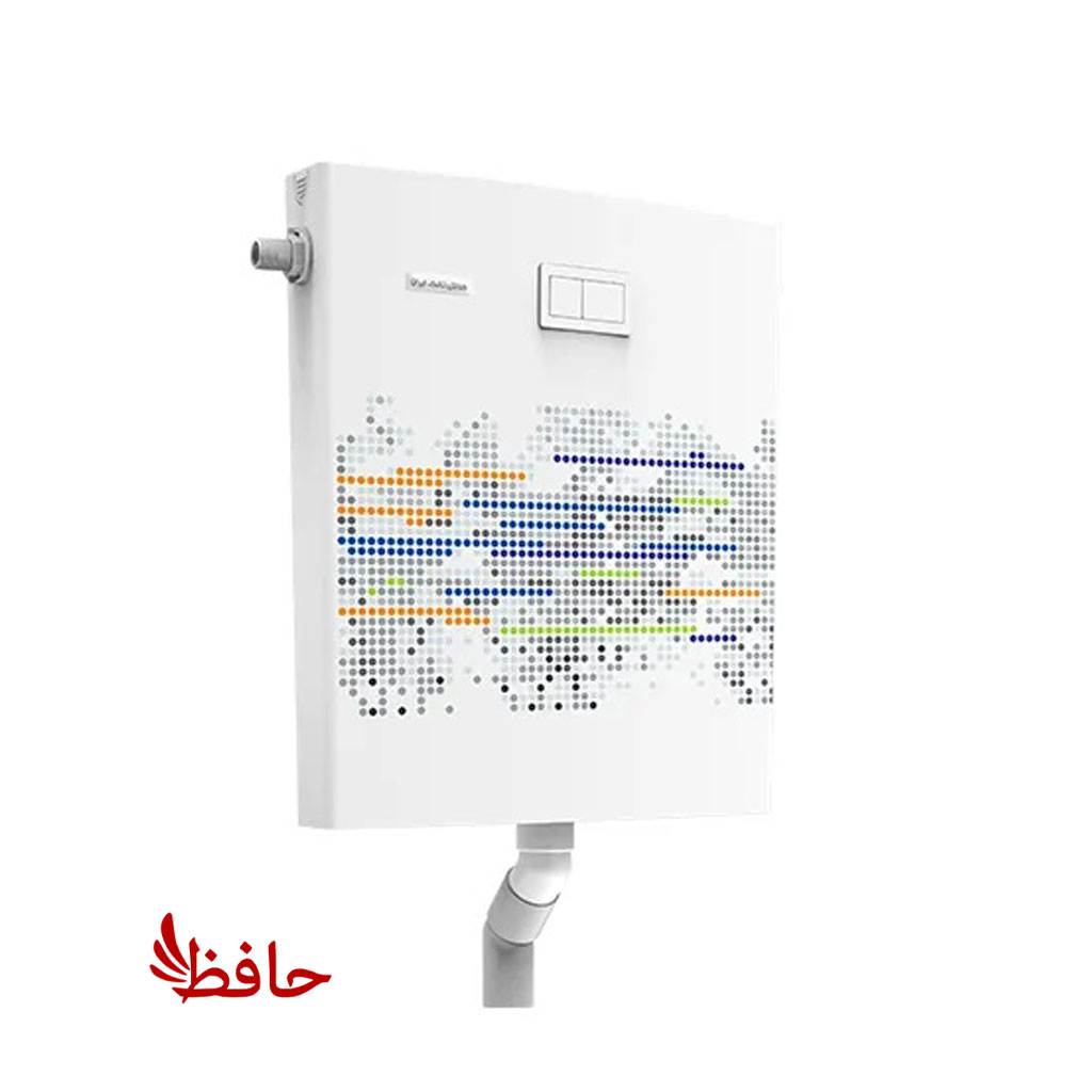 فلاش تانک ایران مدل اولترا اسلیم ترام با لوله توکار (پسکرایه)