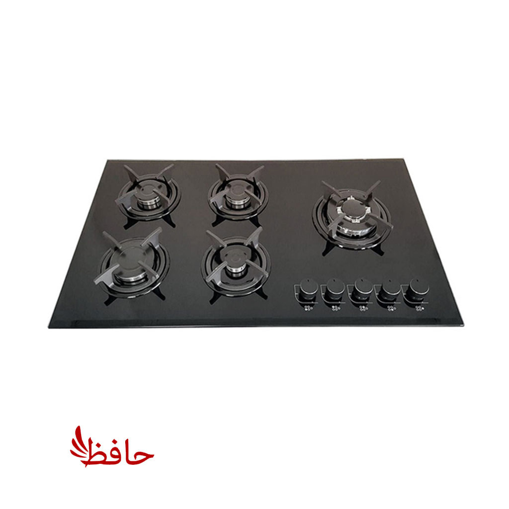 اجاق گاز صفحه ای شیشه ای پنج شعله مدل BT2 (پسکرایه)