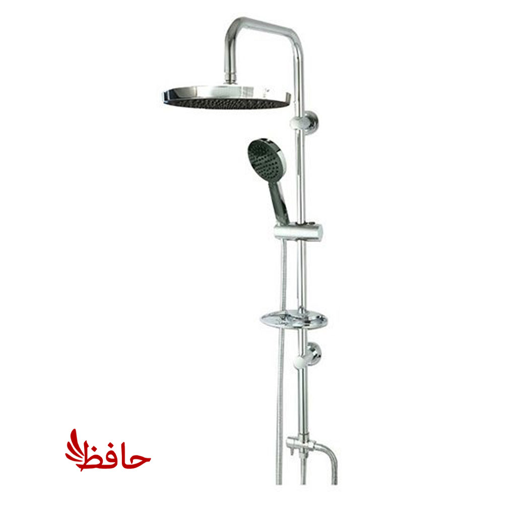 علم دوش دوکاره راسان مدل لمور تنسو کروم (پسکرایه)