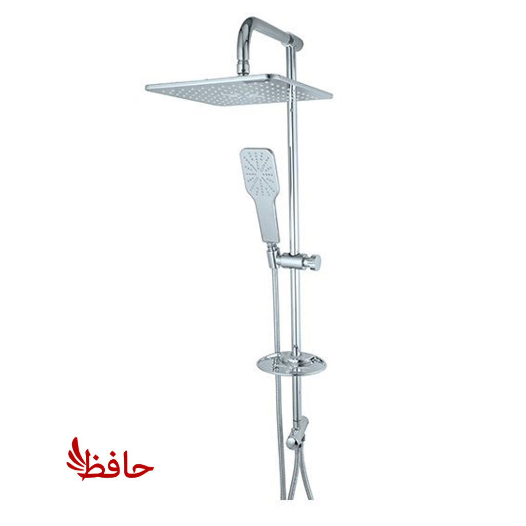 علم دوش دوکاره راسان مدل ویهان کروم (پسکرایه)