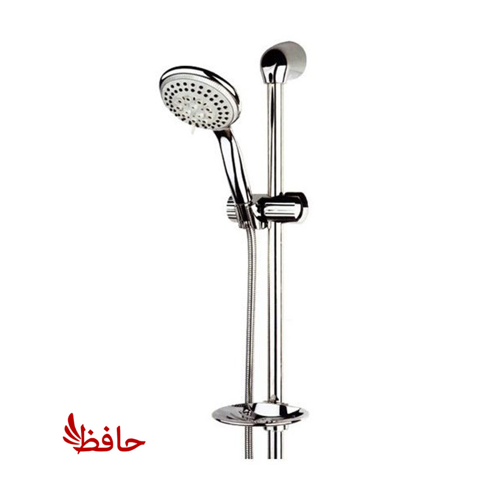 علم دوش تک کاره راسان مدل چند حالته کروم (پسکرایه)