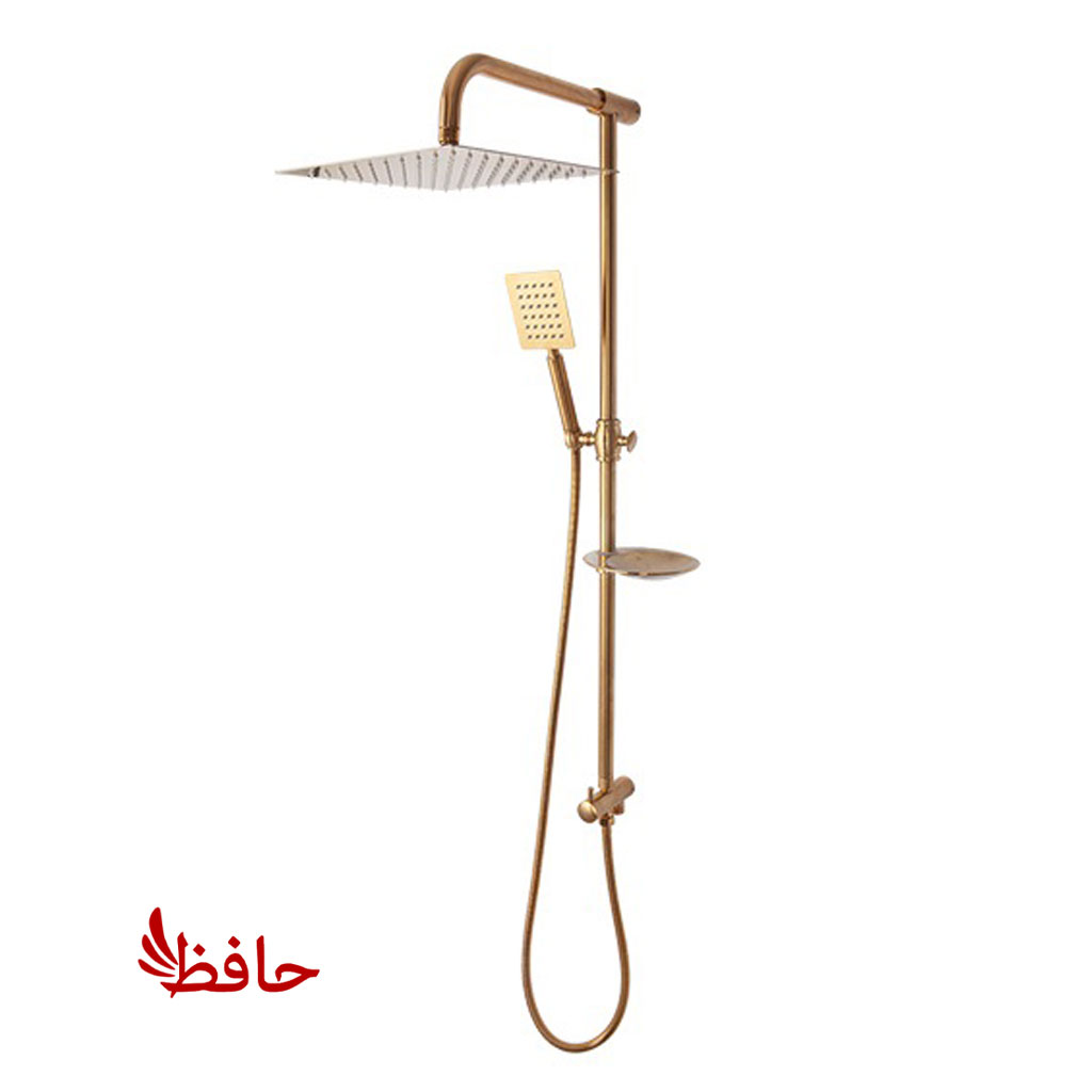 علم دوش دوکاره راسان مدل راشا رزگلد (پسکرایه)