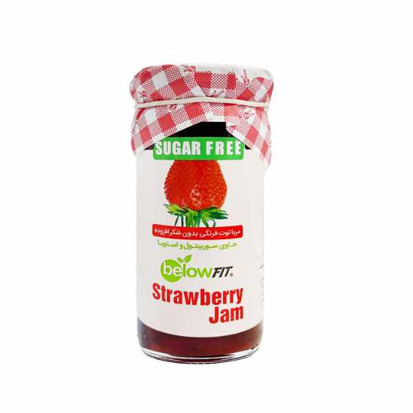 مربای توت فرنگی رژیمی بدون شکر بیلوفیت