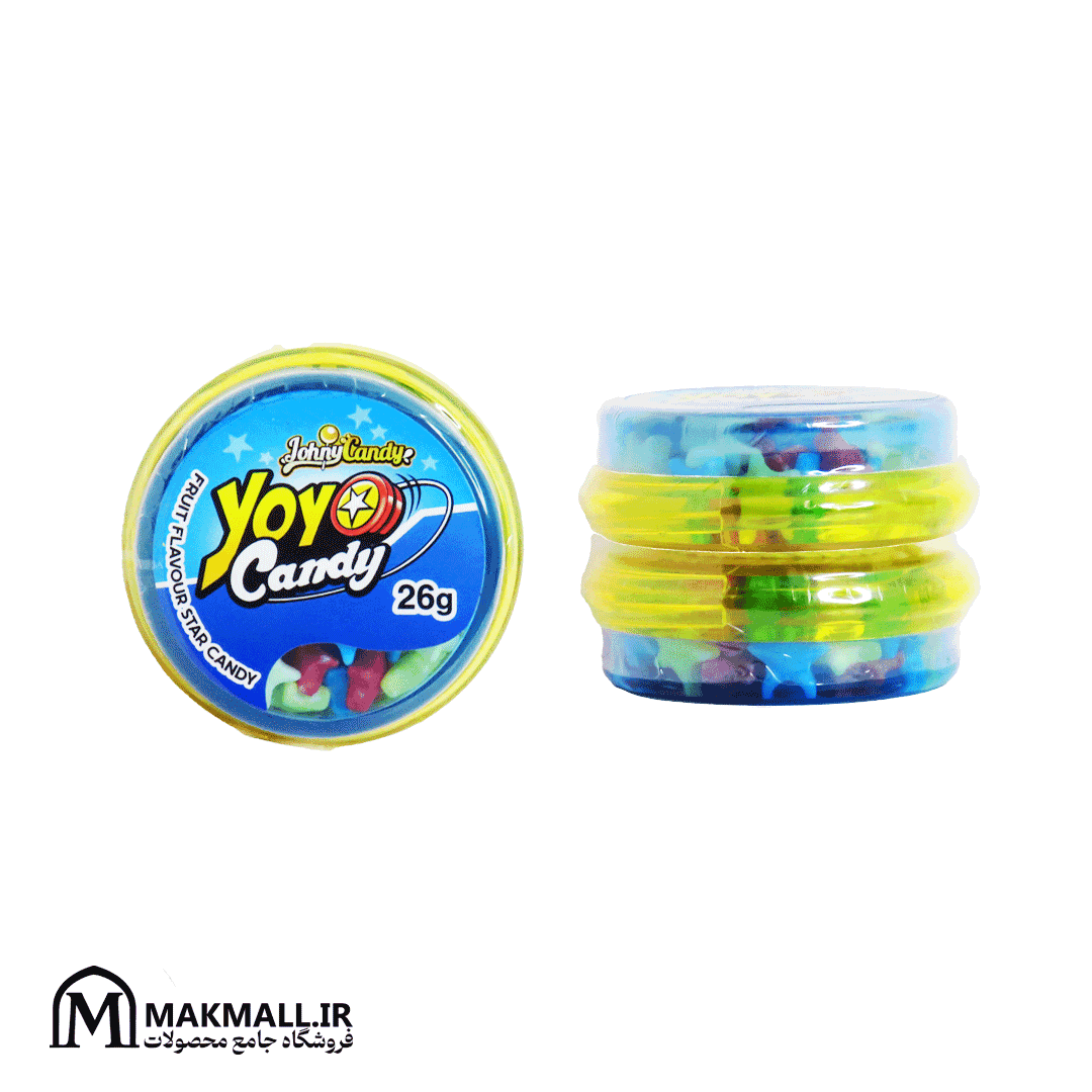 اسباب بازی یویو همراه با آبنبات | Yoyo Candy Toy 26g Johny Candy