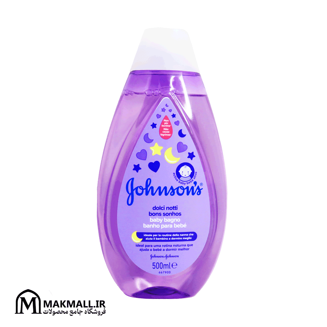 شامپو بدن بچه جانسون شبانه  | Johnson’s Bedtime Baby Bath 500ml