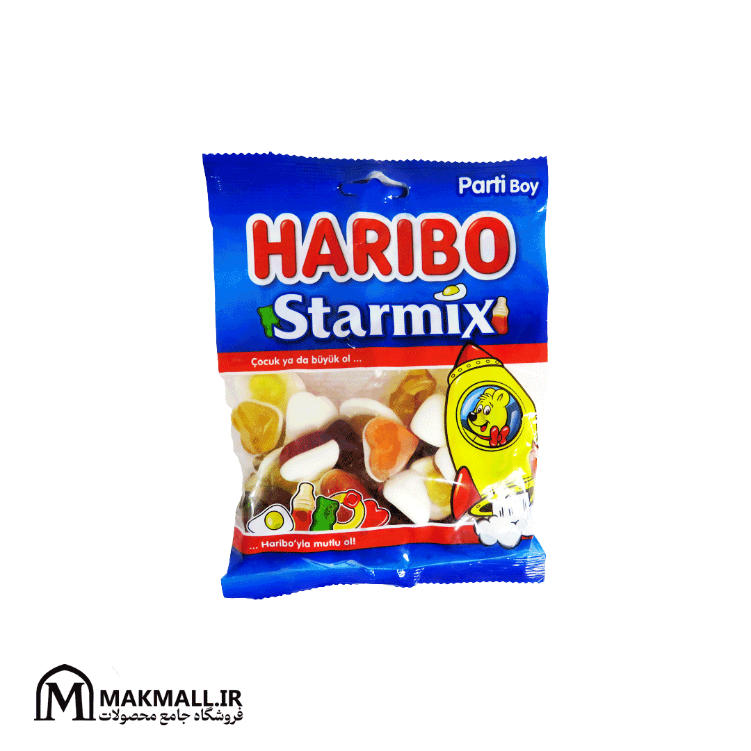 پاستیل هاریبو مدل استارمیکس 160 گرمی | Haribo Starmix Gummies 160g