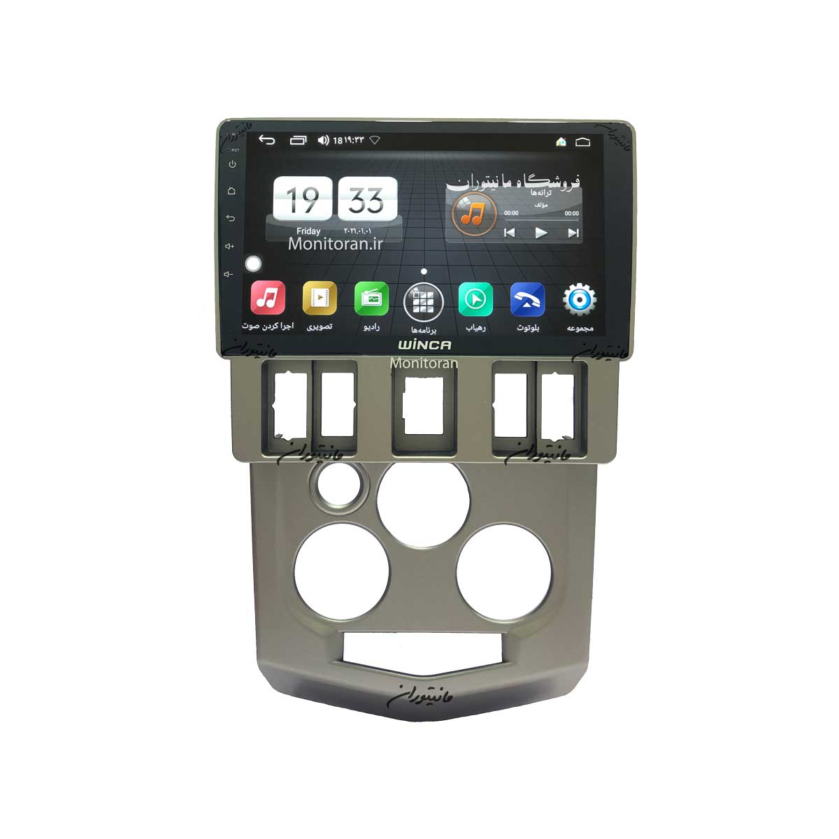 مانیتور 9 اینچ اندروید L90 برند وینکا سری RL855 رم 2 گیگ