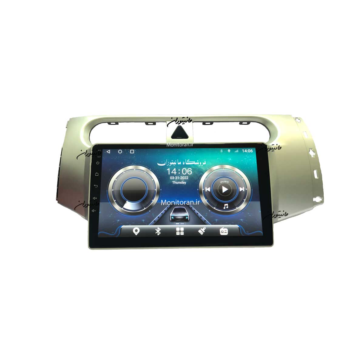 مانیتور 9 اینچ اندروید برلیانس H220|H230 برند FLY DYT مدل TS855 سیمکارت خور