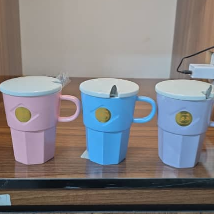 ماگ سرامیکی دربدار