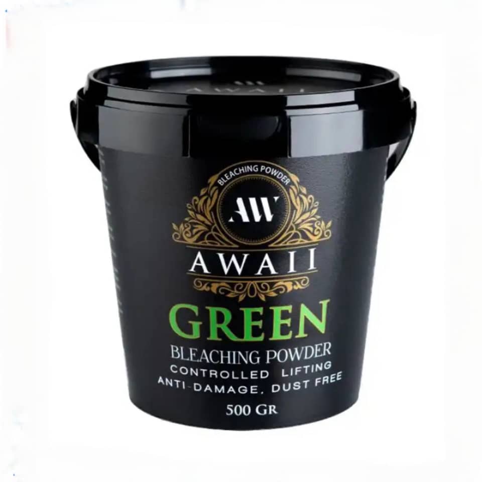 پودر دکلره سبز 500 گرم آوایی(gereen)