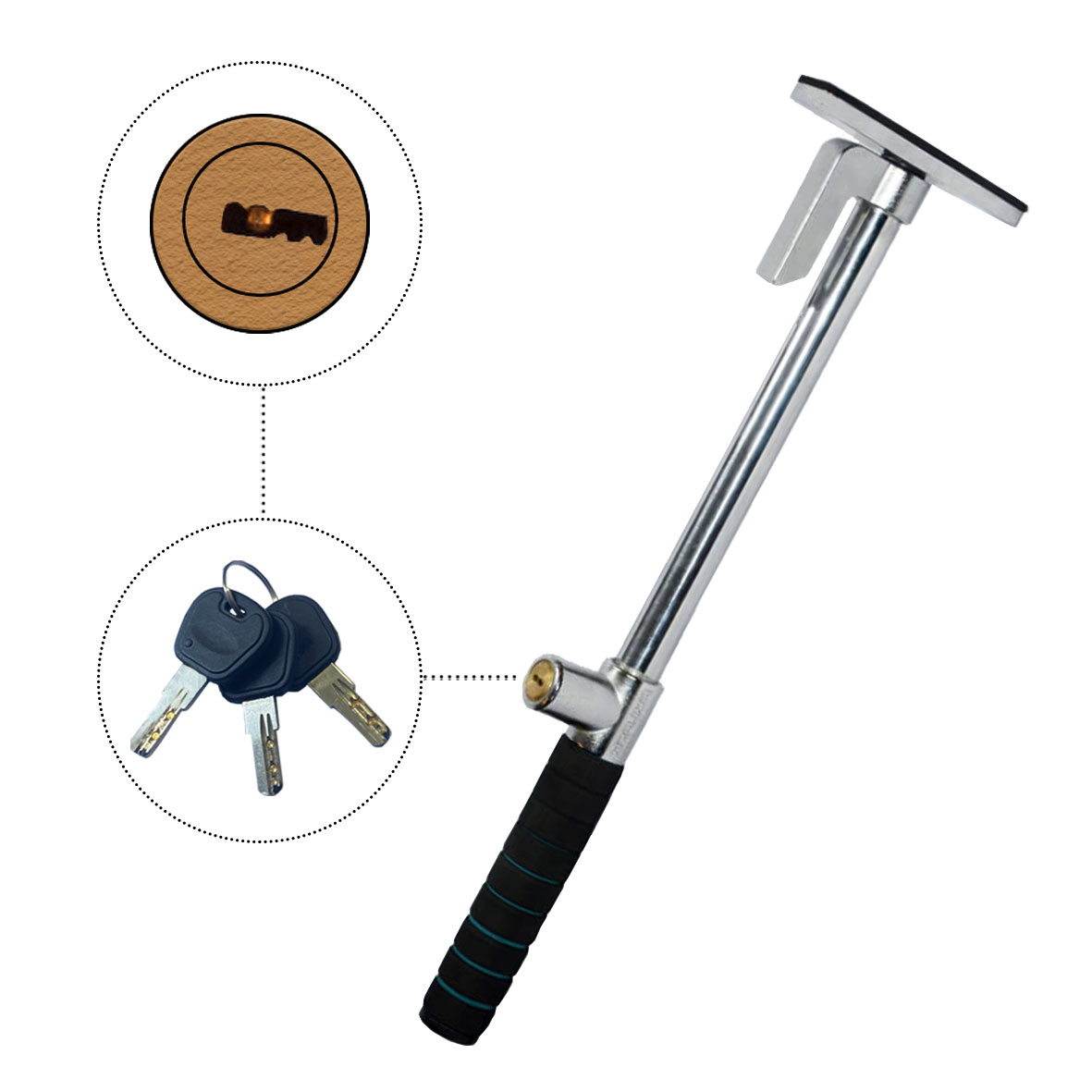 قفل پدال اتومات کلید تخت برند بوتنی