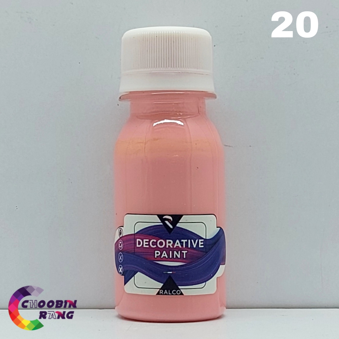 رنگ خمیری رزین صورتی رالکو  60 میل کد 20
