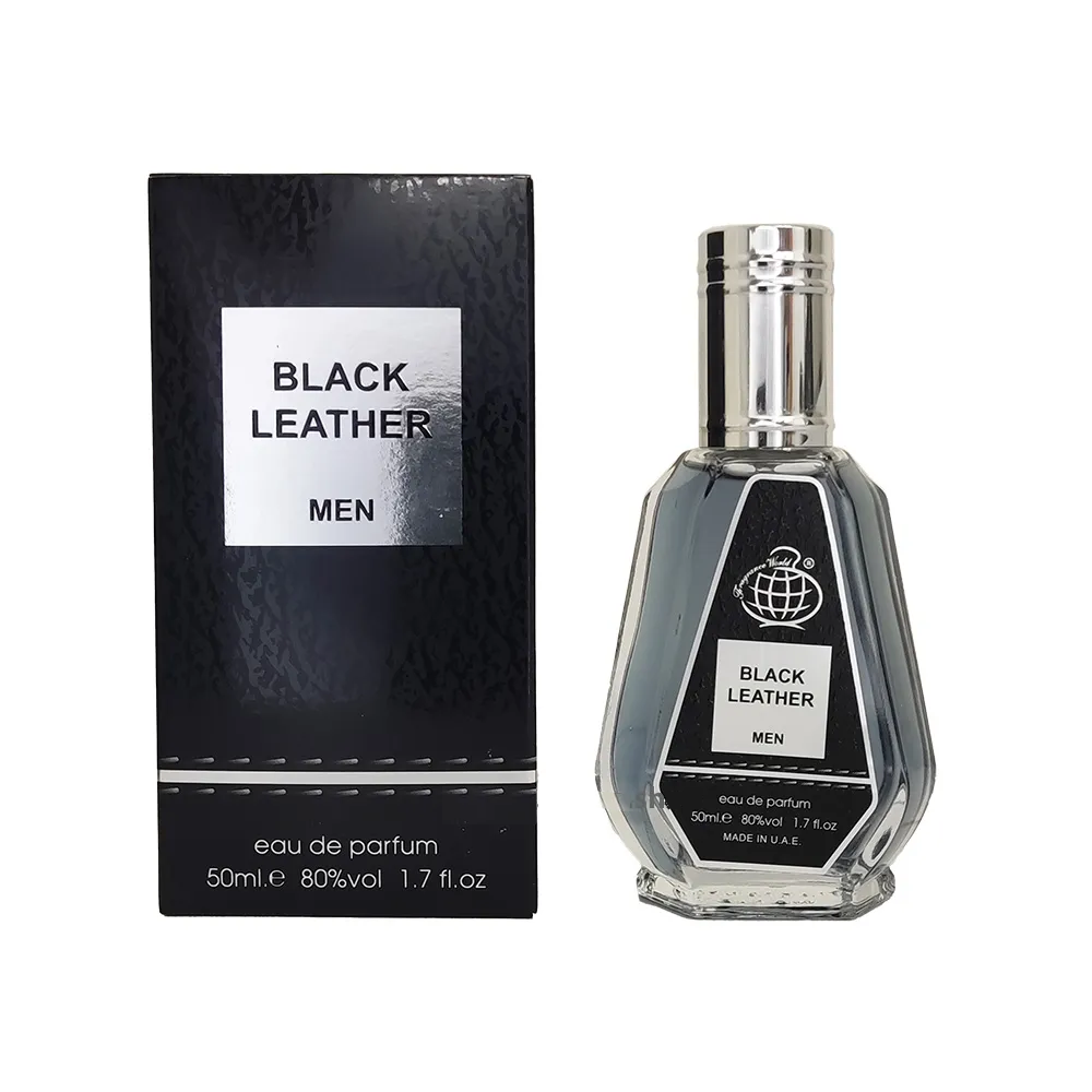 ادکلن مردانه بلک لدر فرگرانس ورد حجم 50 میل Fragrance World Black Leather