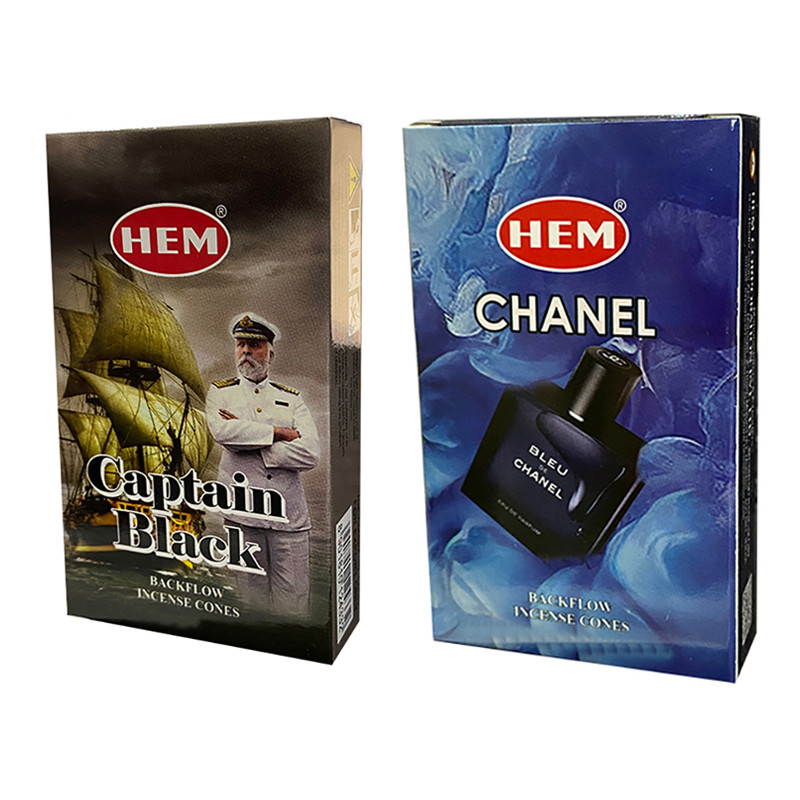 عود هم مدل آبشاری رایحه کاپیتان بلک و شنل  دو بسته 10 عددی