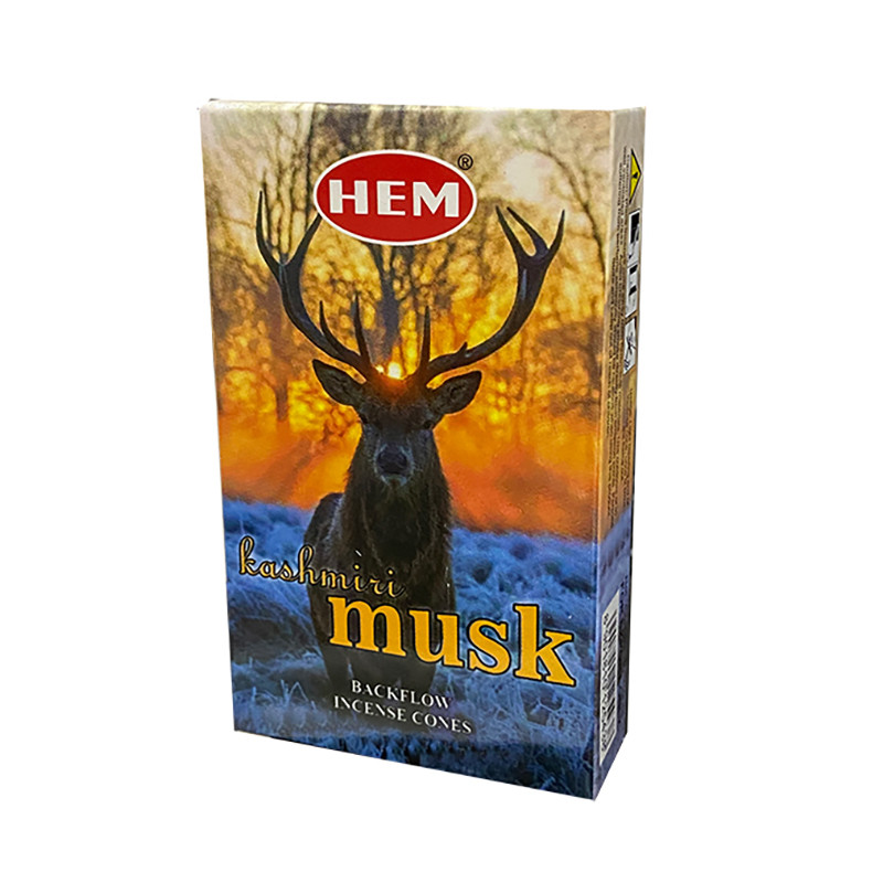 عود هم مدل آبشاری رایحه مشک کشمیری بسته 10 عددی