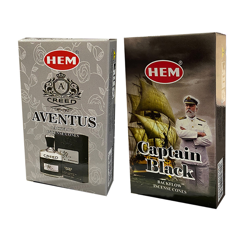 عود هم مدل آبشاری رایحه اونتوس و کاپیتان بلک دو بسته 10 عددی