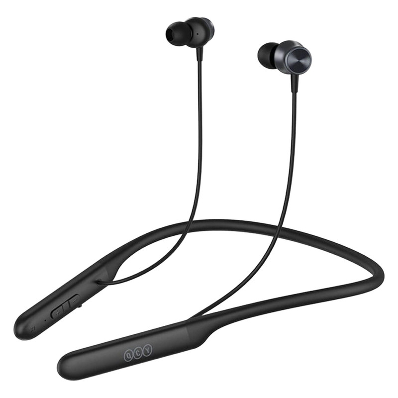 هدفون بلوتوثی گردنی QCY مدل C2 با قابلیت حذف نویز محیطی ENC، درگاه شارژ USB Type-C، با قابلیت شارژ سریع، مقاوم در برا…