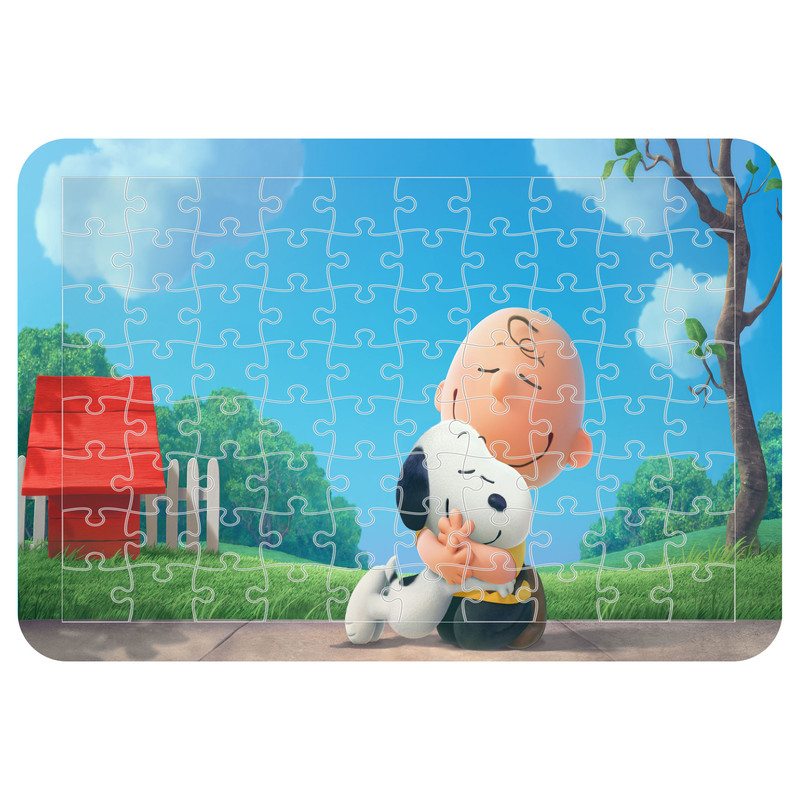 پازل 54 تکه اطلس آبی طرح کارتون اسنوپی مدل P1825