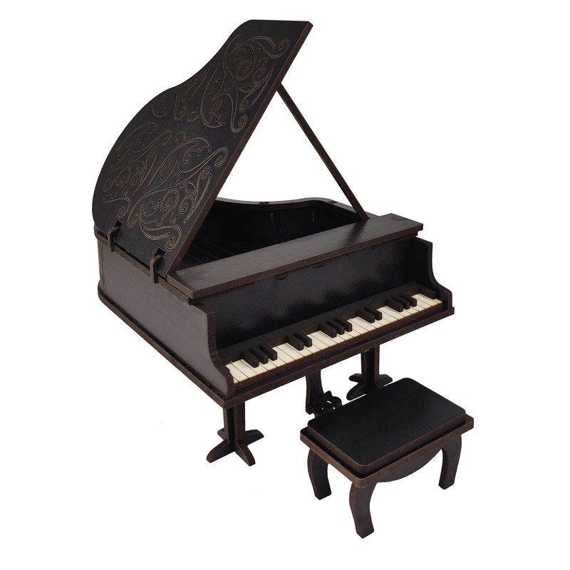 ماکت دکوری مدل ساز مینیاتوری پیانو رویال