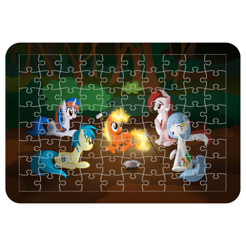 پازل 54 تکه مدل CHB1556 طرح انیمیشن یونیکورن پونی کوچولو