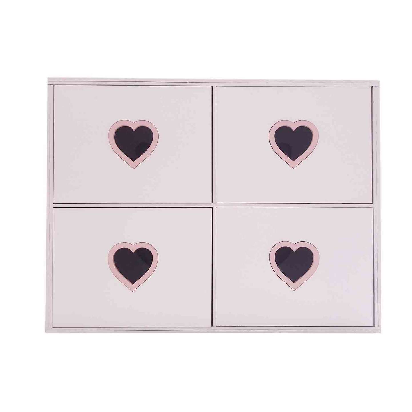 ارگانایزر دراور نظم‌دهنده هرت باکس 4 کشو - سفید