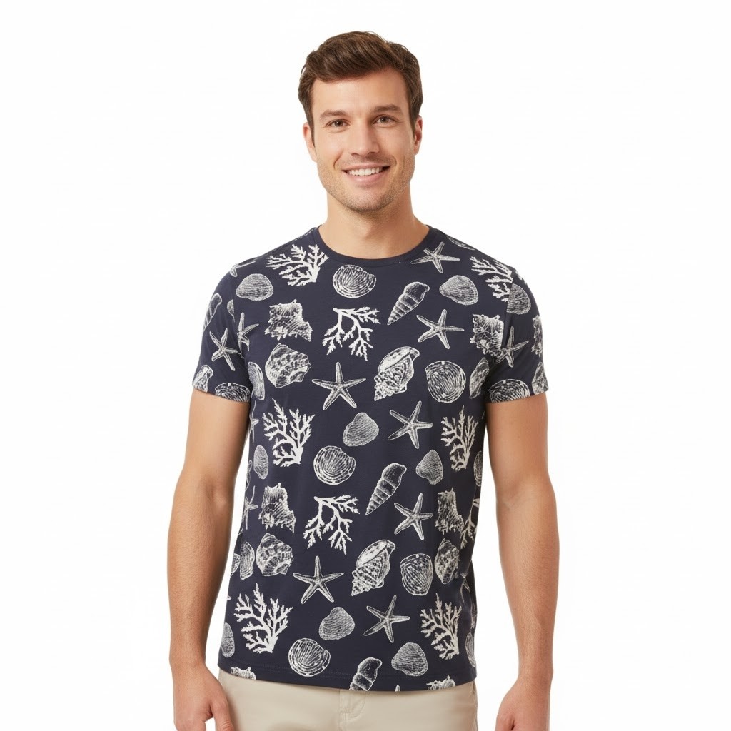 تیشرت آستین کوتاه مردانه وارداتی برند لیورجی آلمان نخ پنبه خالص سایز لارج اروپا