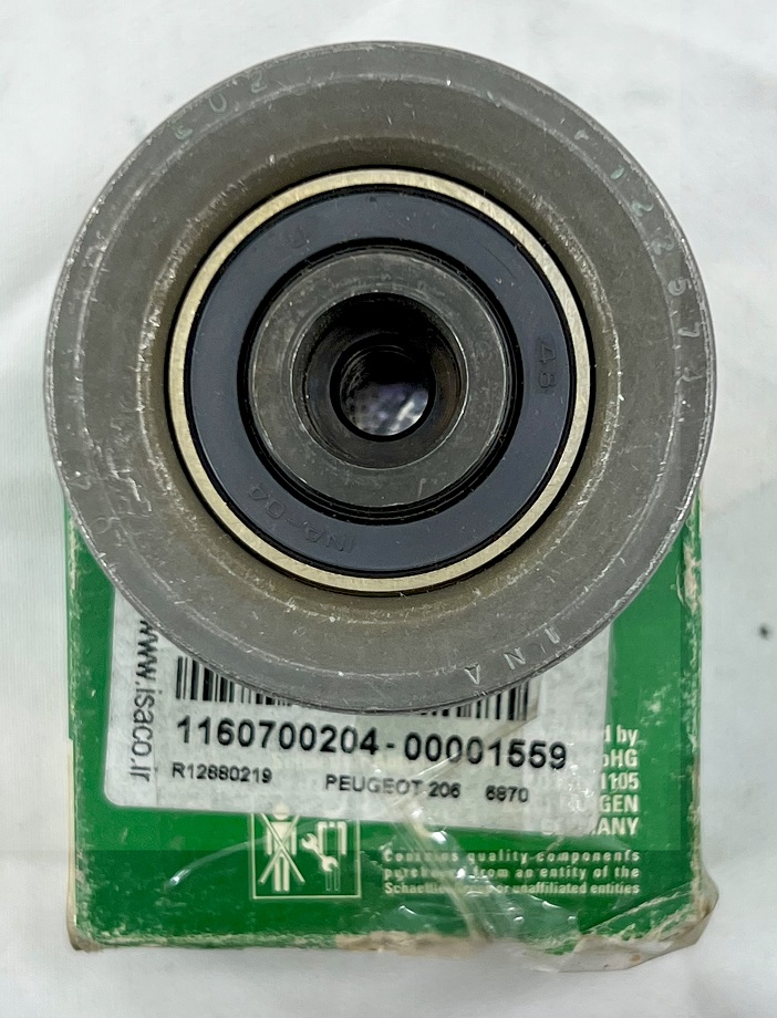 غلتک هرزگرد تایم موتور TU5 فلزی INA آلمان پژو 206