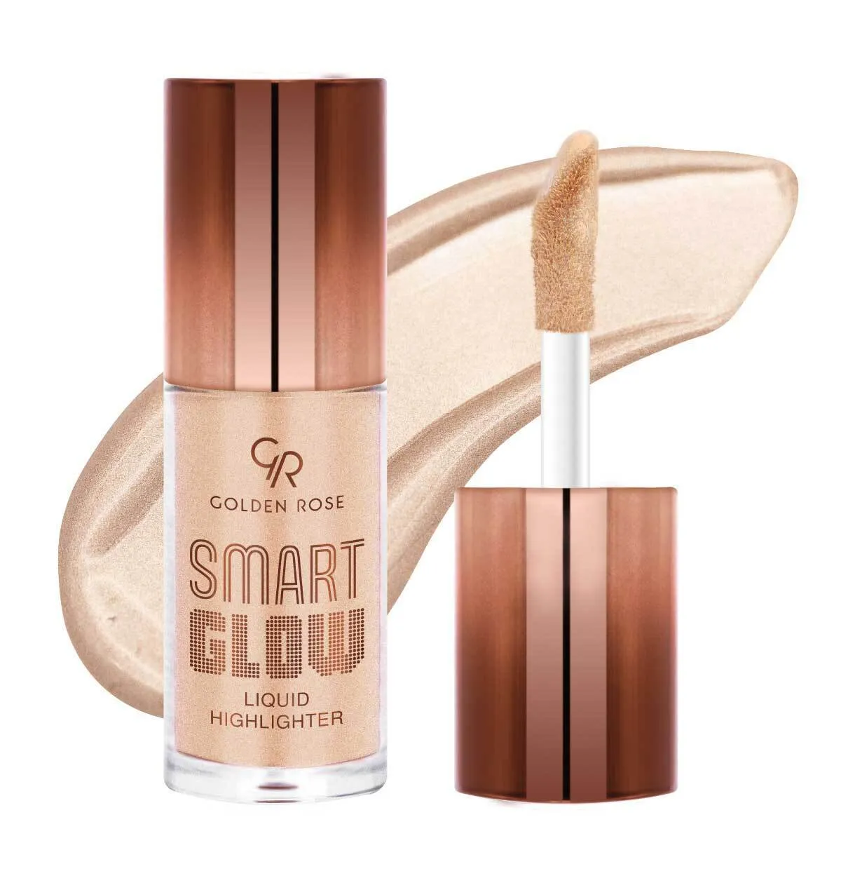 هایلایتر مایع گلدن رز Golden Rose مدل Smart Glow شماره 202