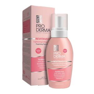 فوم شستشو روشن کننده پوست صورت پرودرما