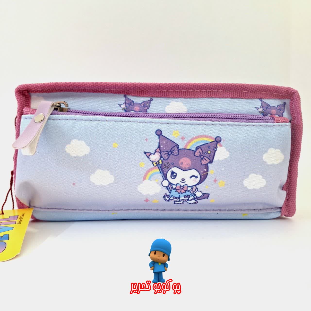 جامدادی کرومی 3 زیپ برند سویل