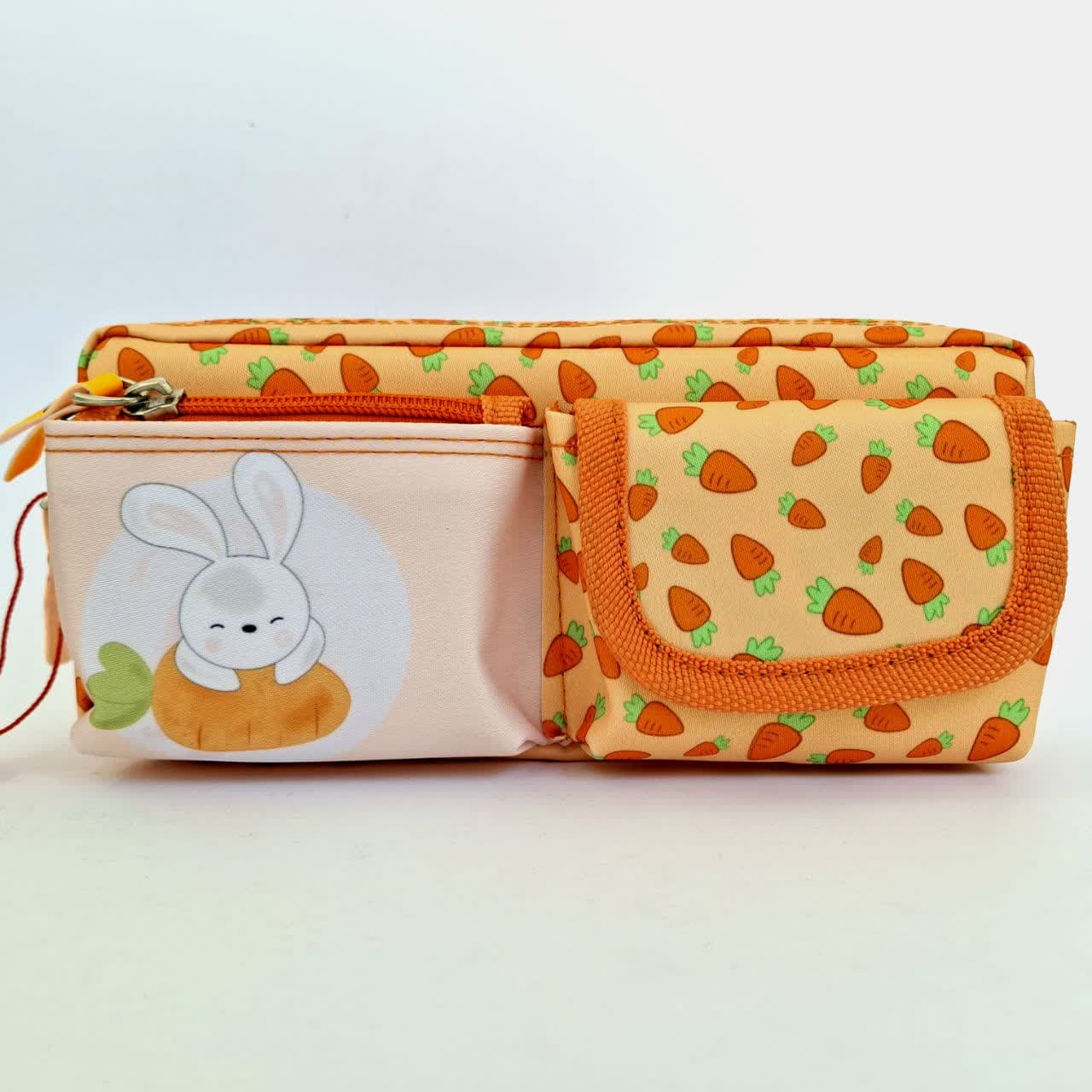 جامدادی سویل مدل 4 جیب طرح هویجی