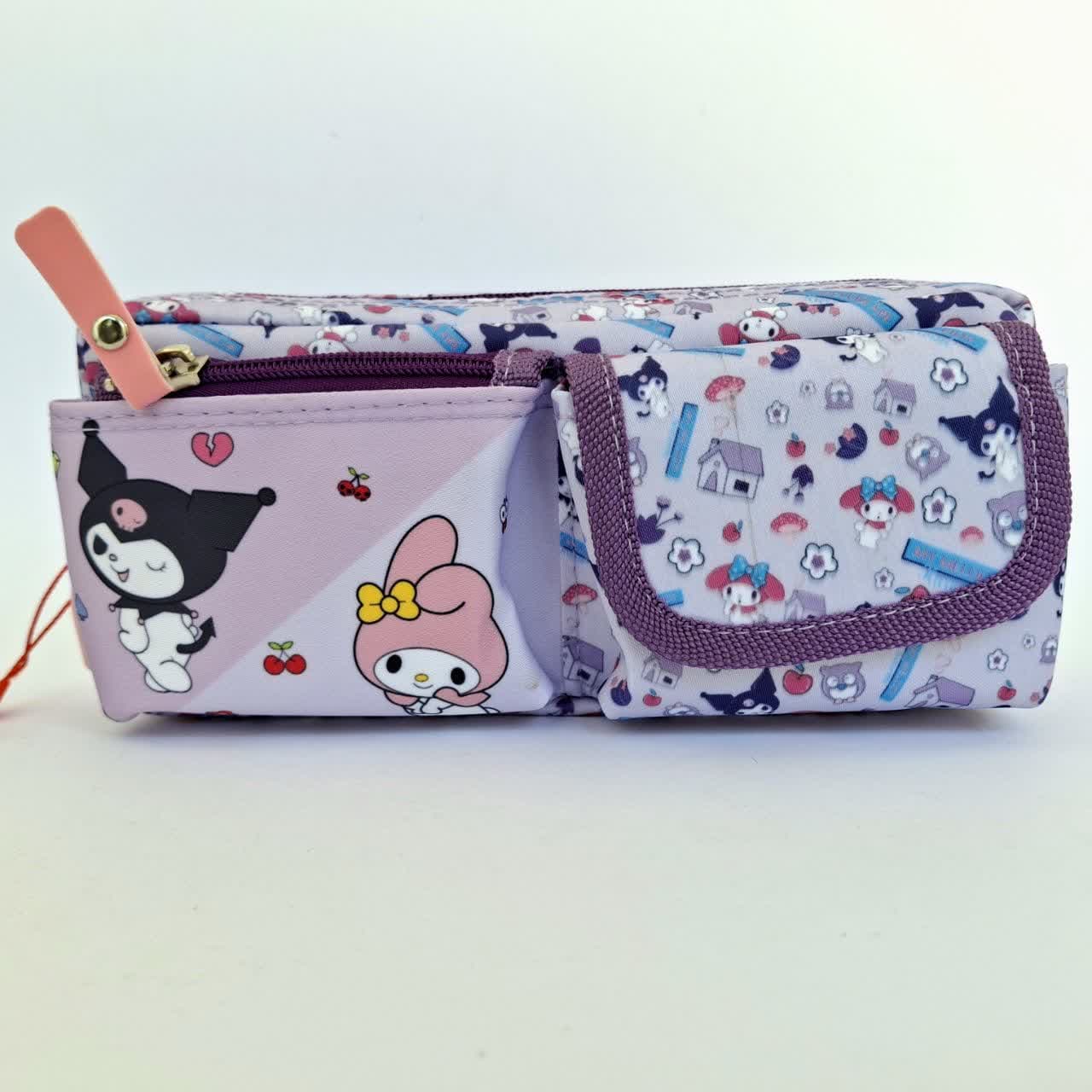 جامدادی سویل مدل 4 جیب طرح ملودی و کرومی