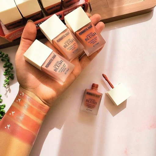 رژگونه مایع پمپی رمانتیک رین