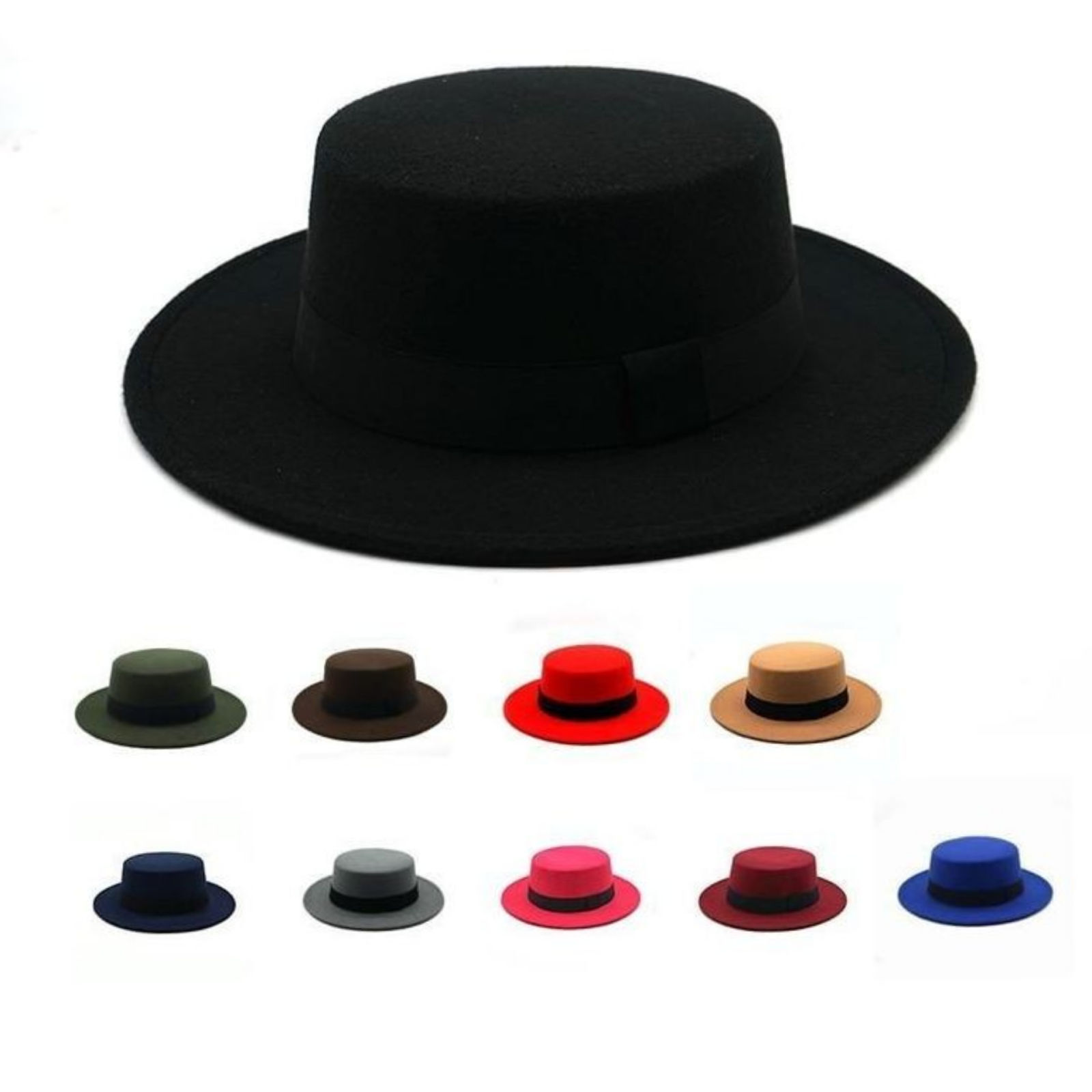 کلاه مدل فدورا کلاه خاخامی اسپانیش کلاه نمدی کلاه فدورا