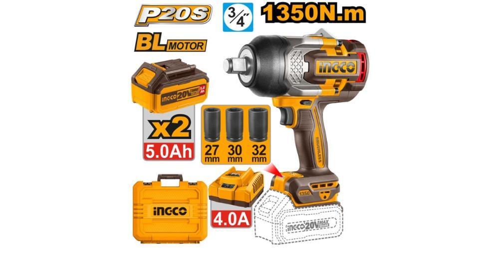 آوانور بکس شارژی موتور براشلس اینکو مدل CIWLI20135 آوانور