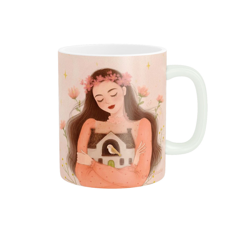 ماگ مدل دخترونه فانتزی کد 2200