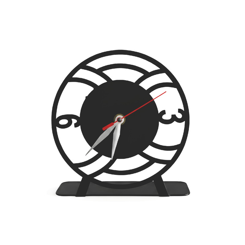 ساعت رومیزی عقربهای مدل صدف رنگی