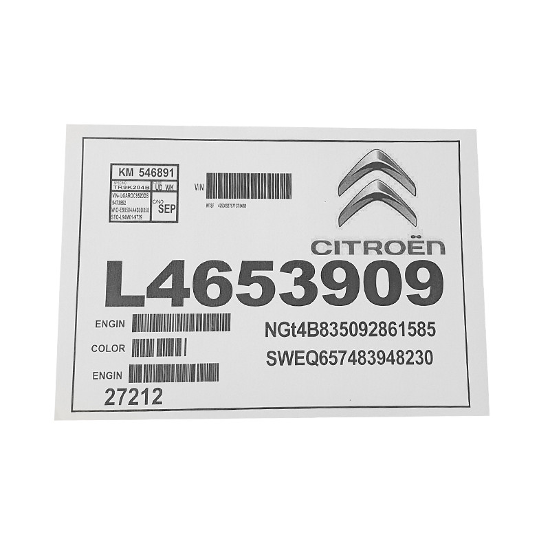 خرید و قیمت کاغذ جلو شیشه خودرو قطعه سازان کبیر مدل SHIS-1072