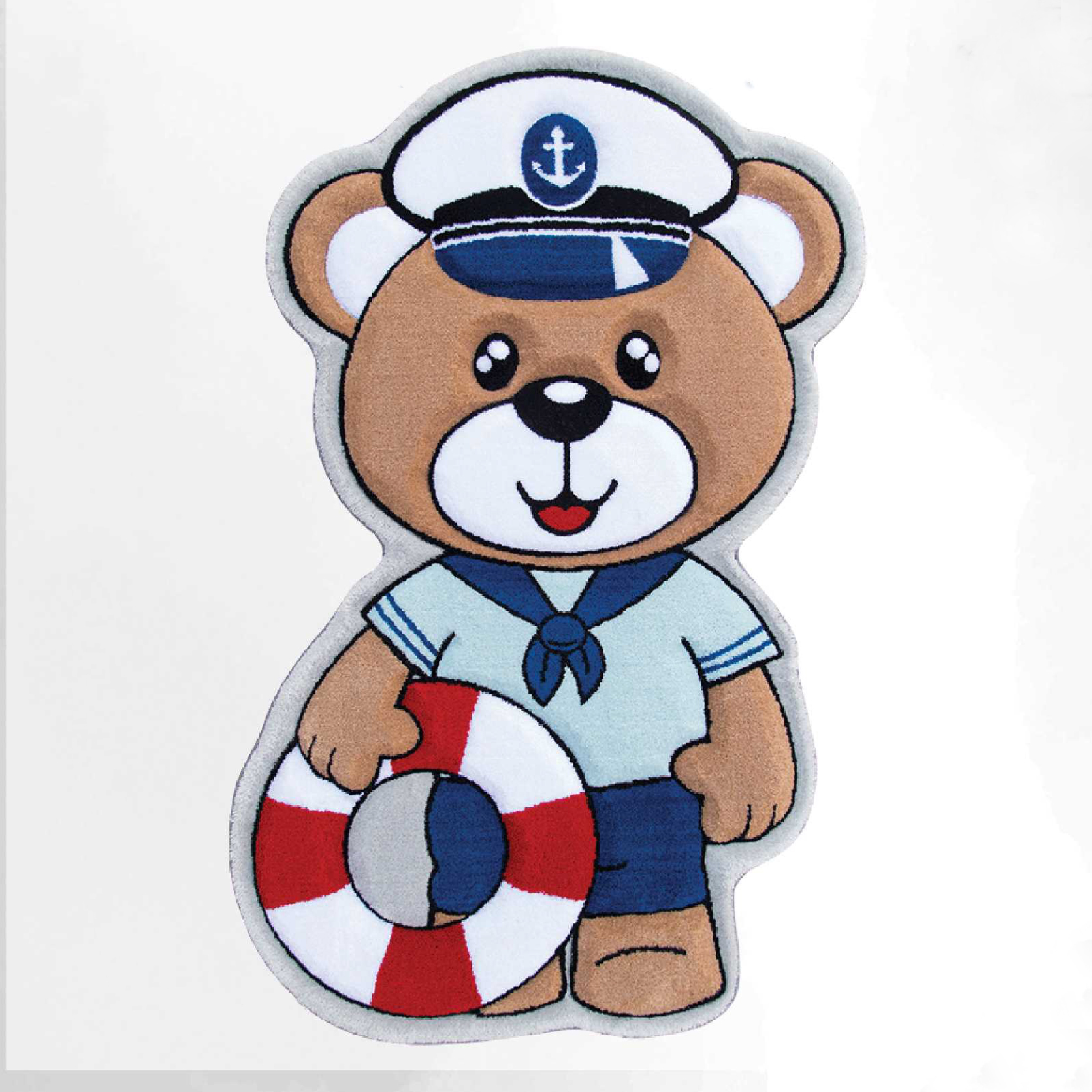 فرش فانتزی زرباف | طرح خرس ملوان