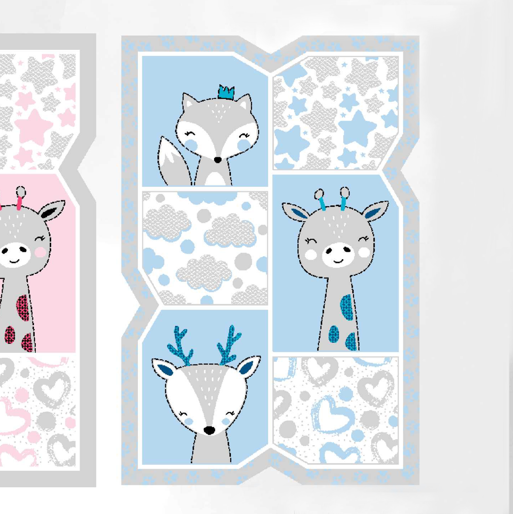 فرش فانتزی زرباف | طرح هپی زو