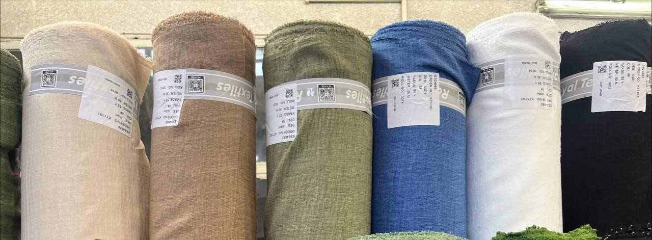 پارچه شانتون تایوان در رنگبندی