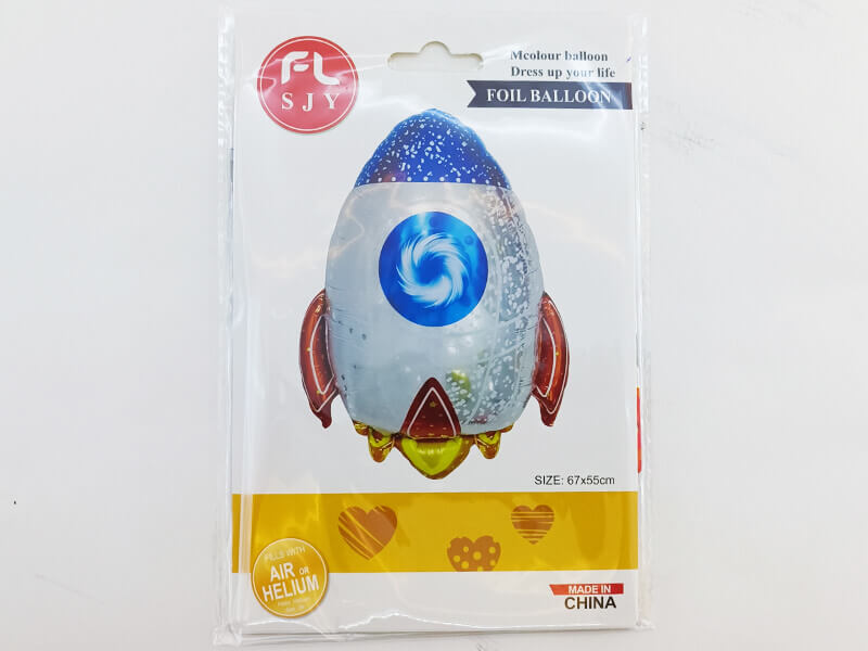 بادکنک فویلی موشک