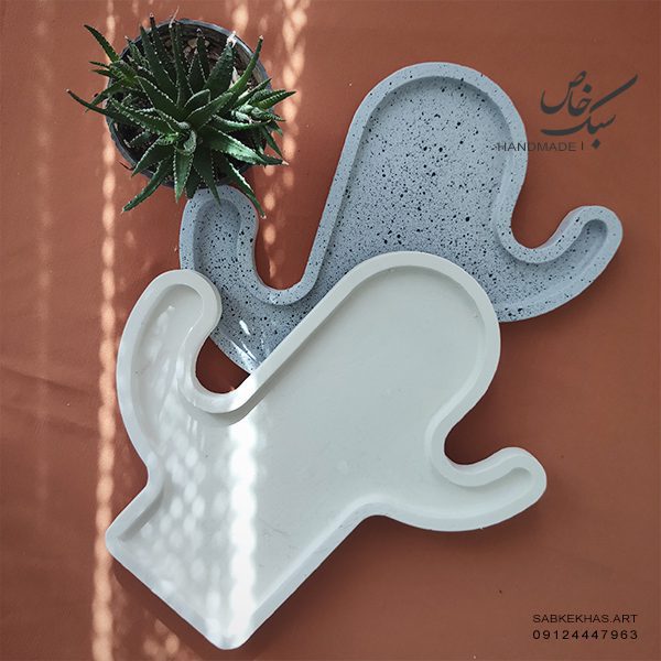 سینی و استند کاکتوس سنگ مصنوعی