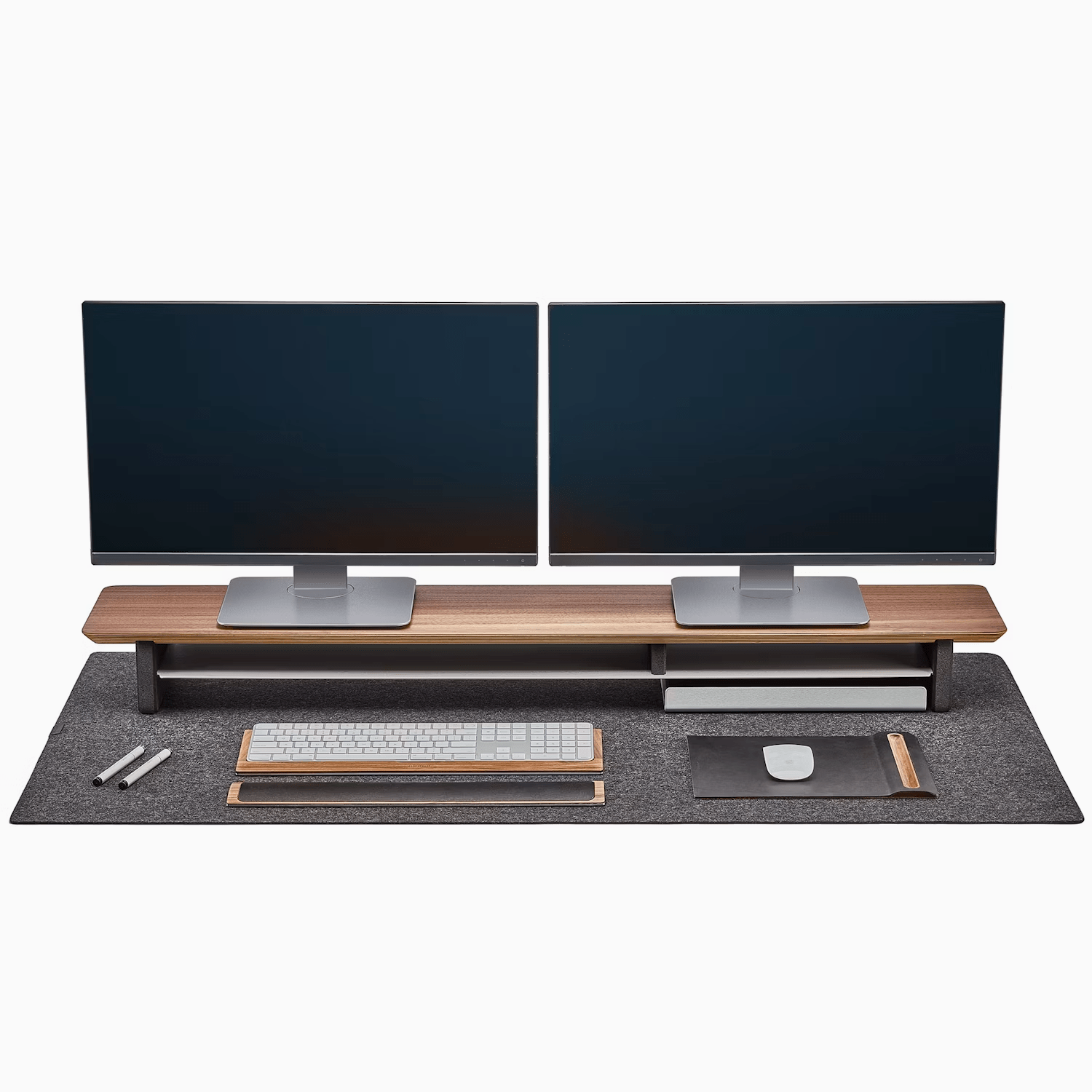 دسک پد نمدی خیلی بزرگ لمومیز (تیره)